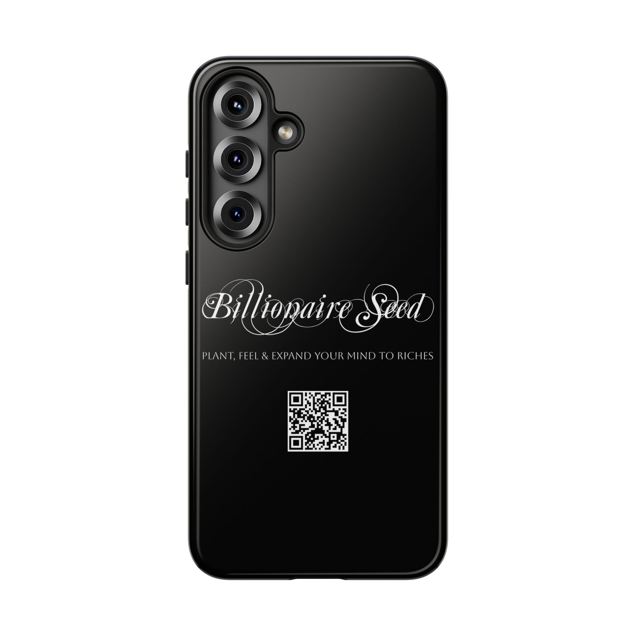 Phone Cases (Samsung) - Plant, Feel & Expand Your Mind To Riches - Billionaire Seed (Black) - Image 9