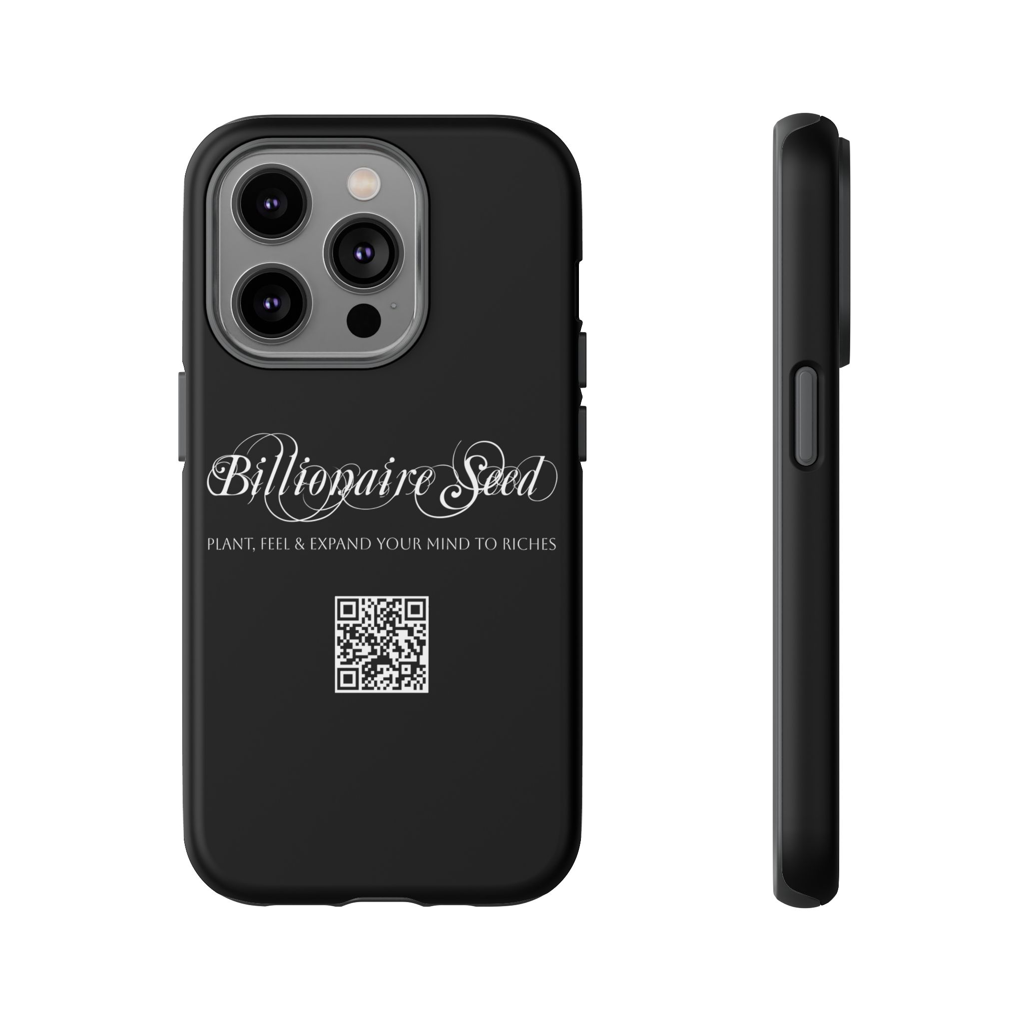 Phone Cases - Plant, Feel & Expand Your Mind To Riches - Billionaire Seed (Black) - Image 42