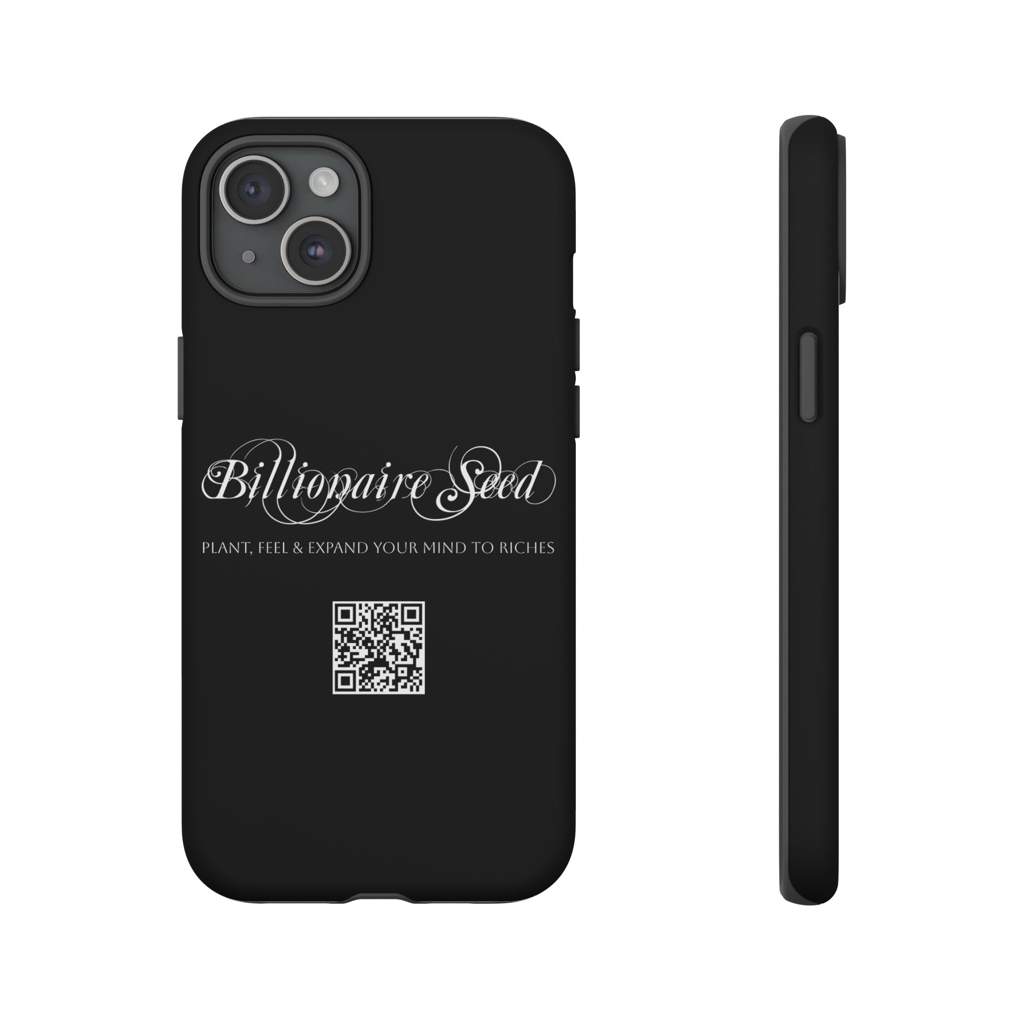 Phone Cases - Plant, Feel & Expand Your Mind To Riches - Billionaire Seed (Black) - Image 54