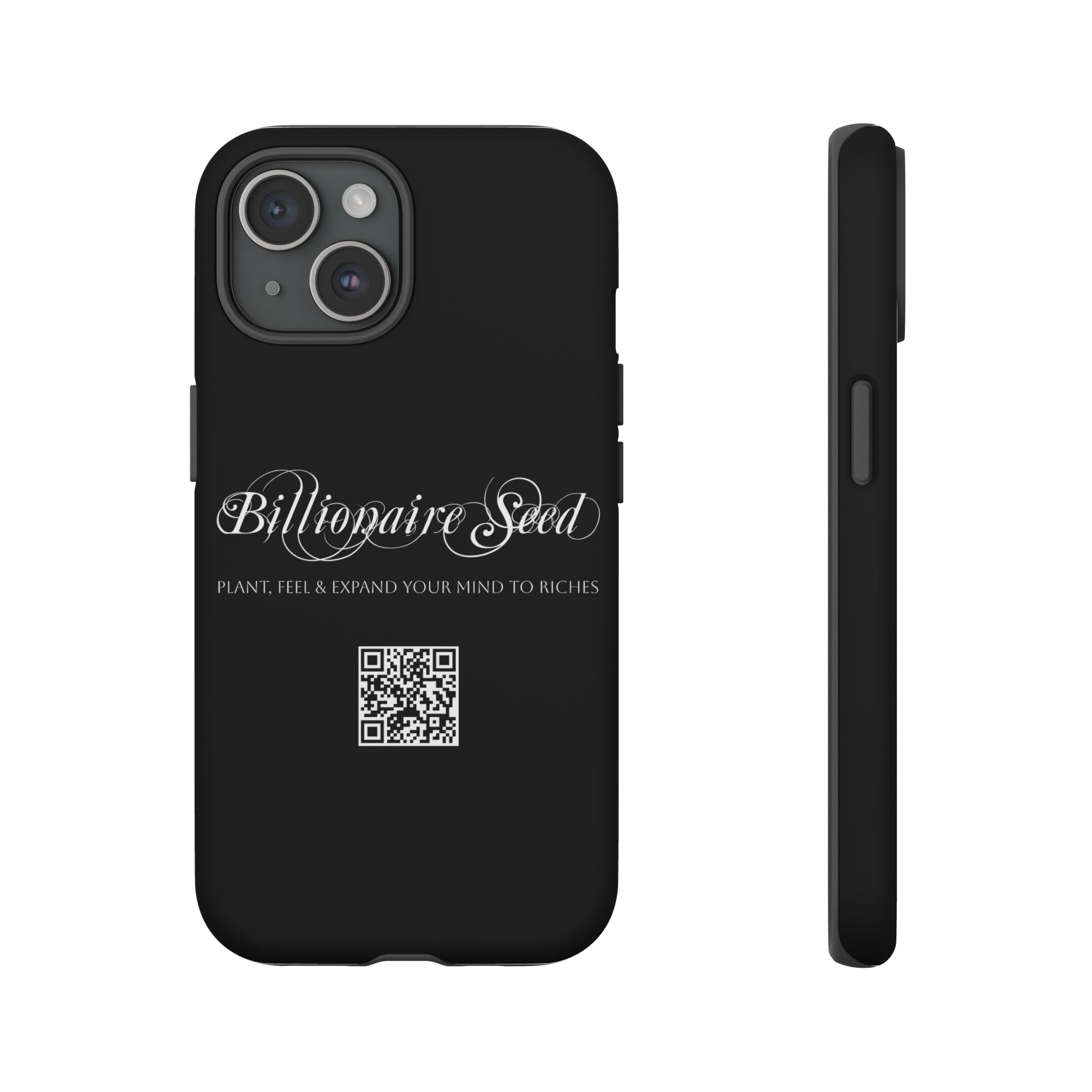 Phone Cases - Plant, Feel & Expand Your Mind To Riches - Billionaire Seed (Black) - Image 52