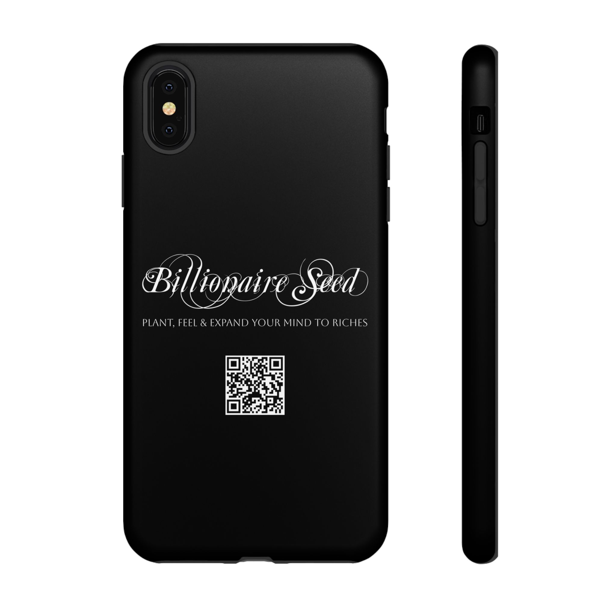 Phone Cases - Plant, Feel & Expand Your Mind To Riches - Billionaire Seed (Black) - Image 14