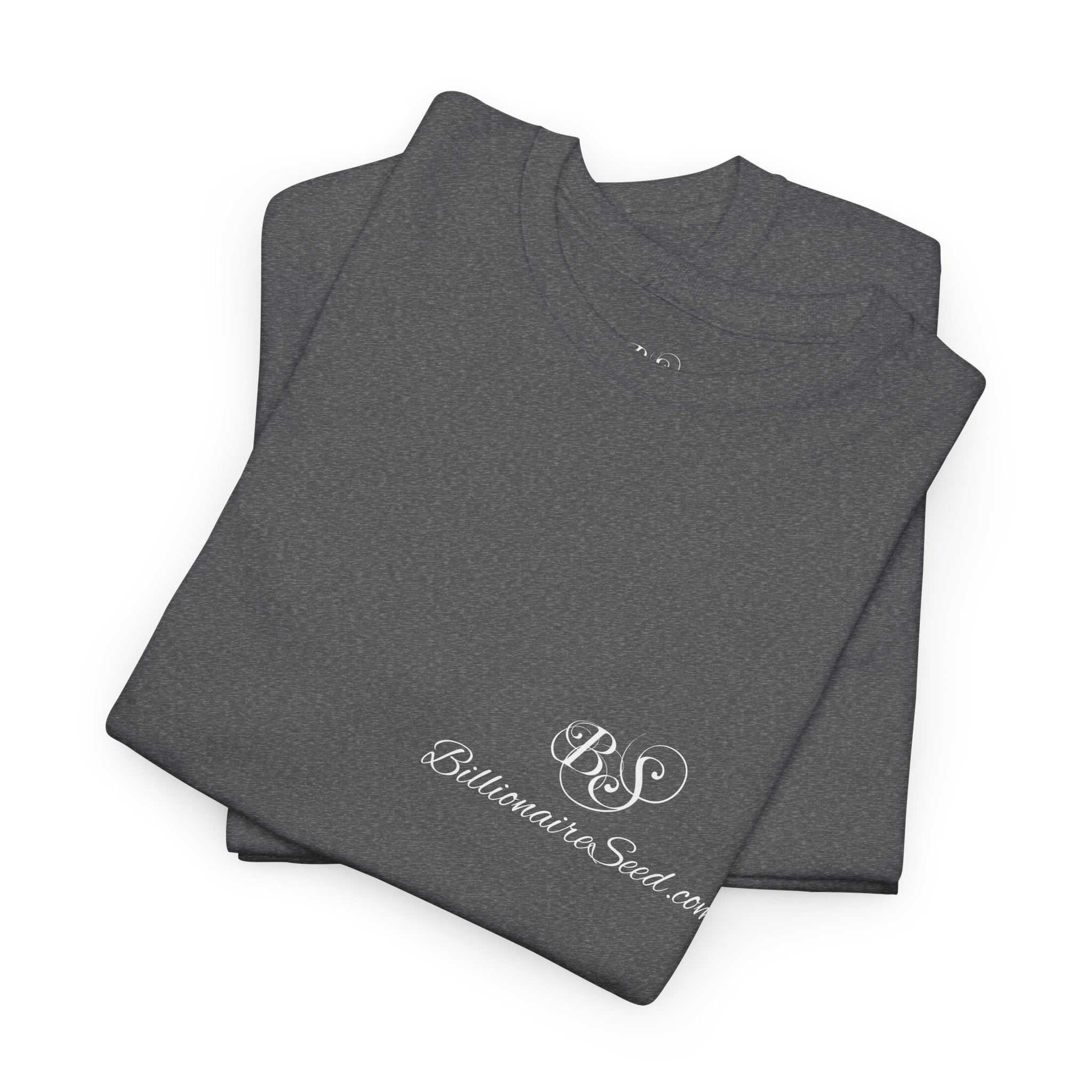 Billionaire Seed – Change Your State Of Mind & Riches Will Follow - White Print Tee (Front & Back) - Image 8