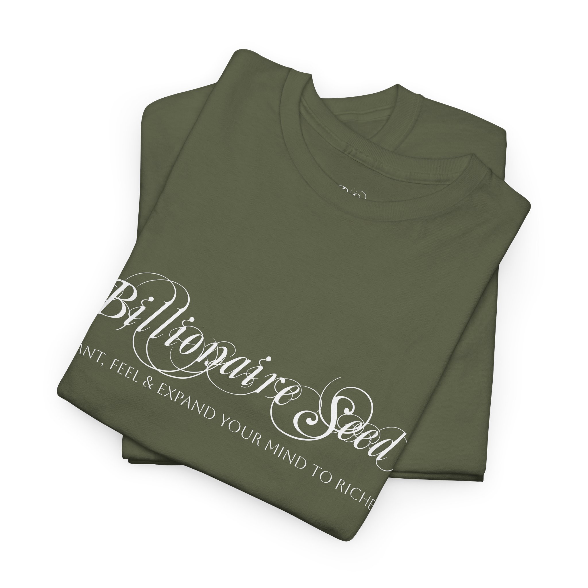 Billionaire Seed – Plant The Seed - White Print Tee - Image 4