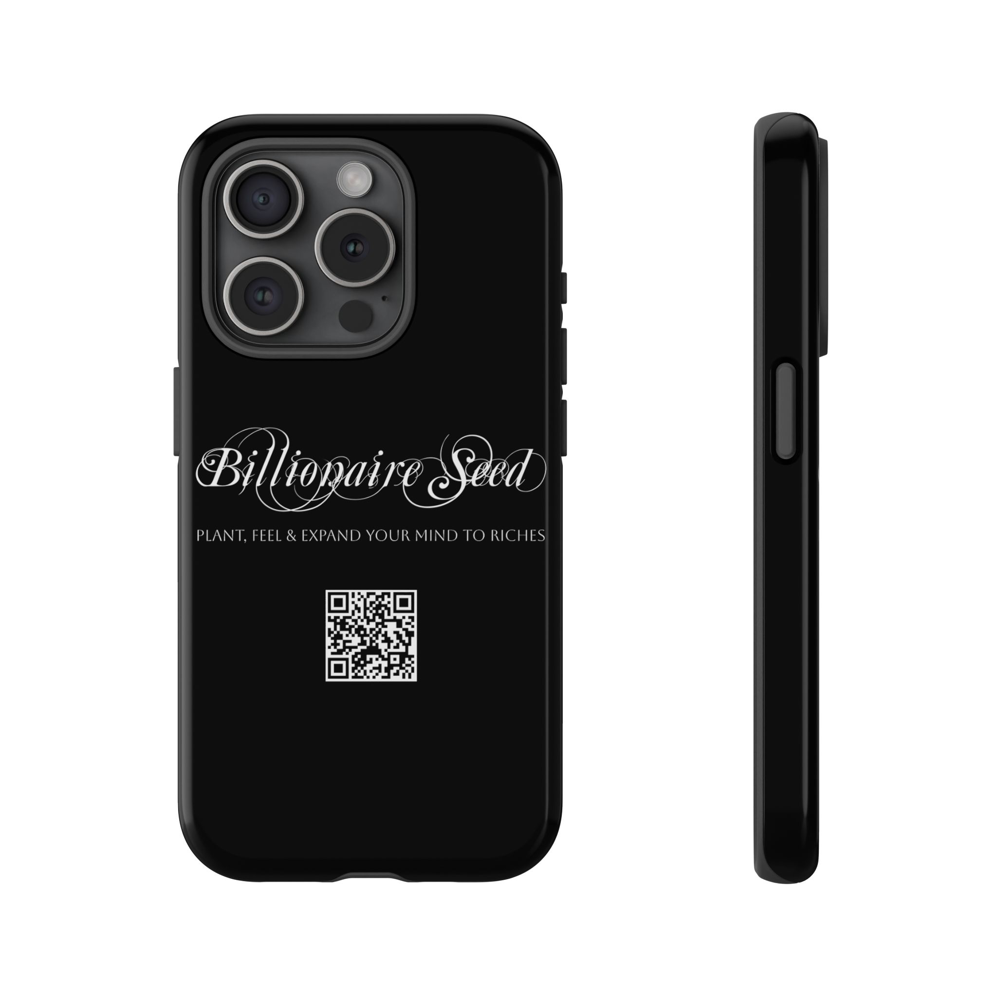 Phone Cases - Plant, Feel & Expand Your Mind To Riches - Billionaire Seed (Black) - Image 55