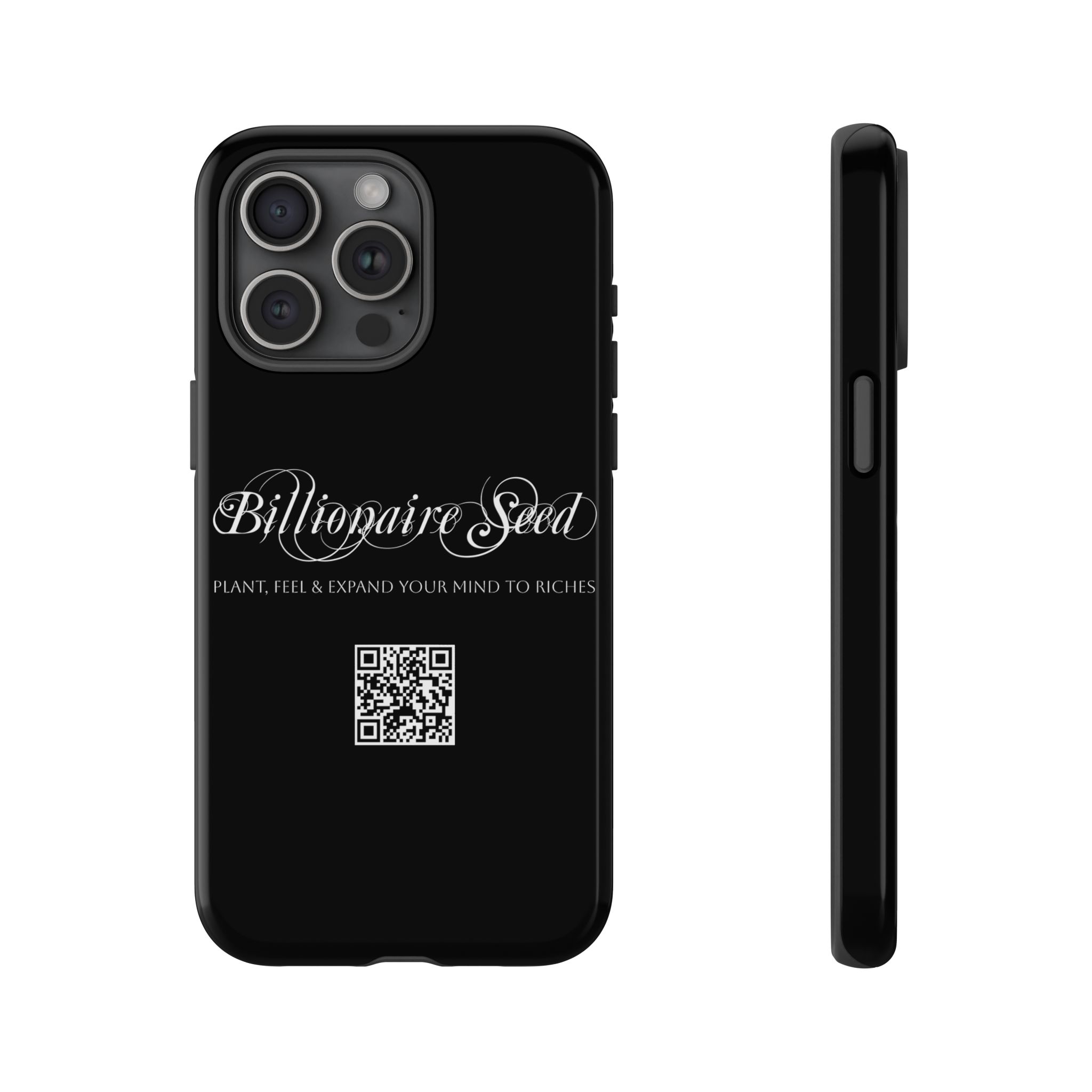 Phone Cases - Plant, Feel & Expand Your Mind To Riches - Billionaire Seed (Black) - Image 57