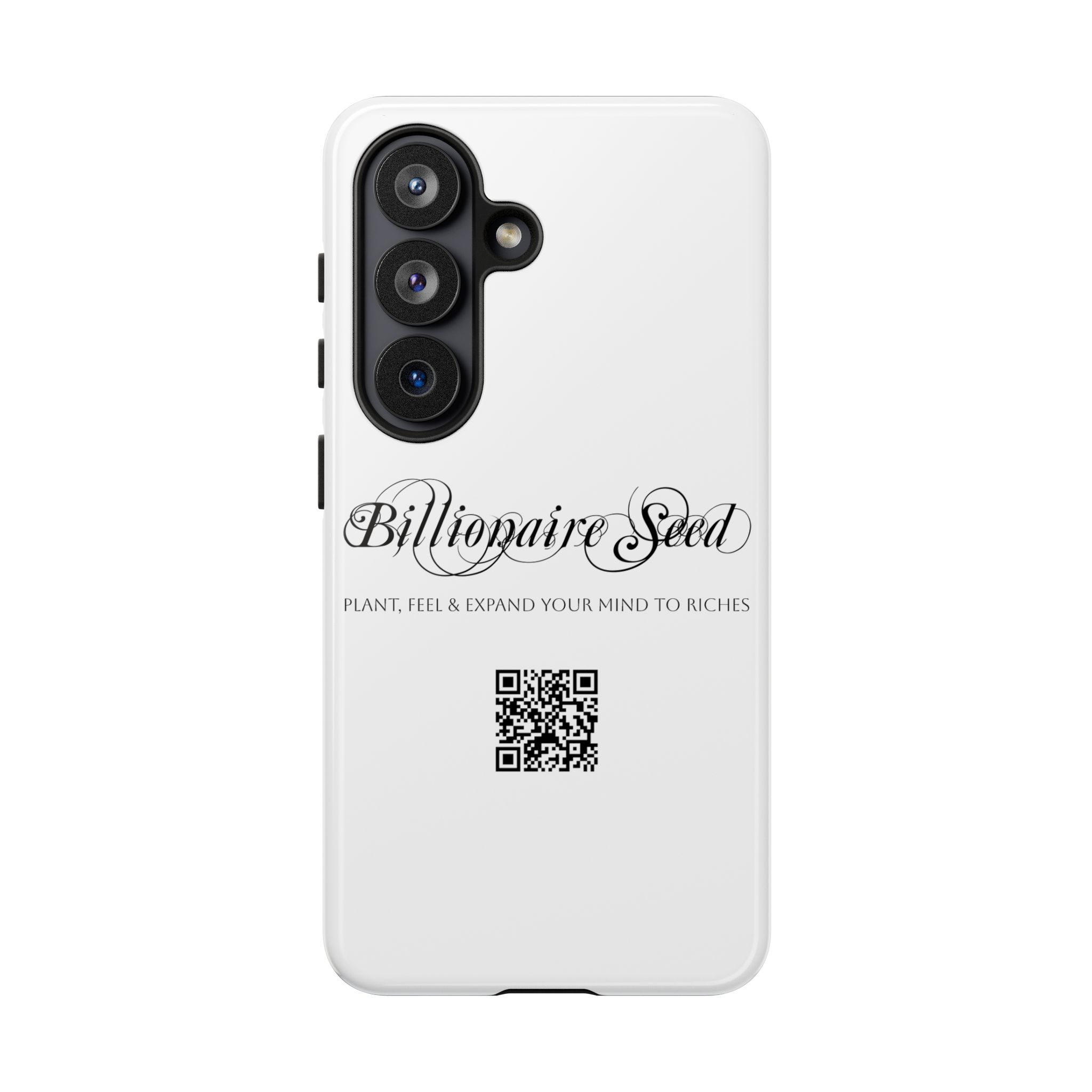 Phone Cases (Samsung) - Plant, Feel & Expand Your Mind To Riches - Billionaire Seed (White) - Image 13