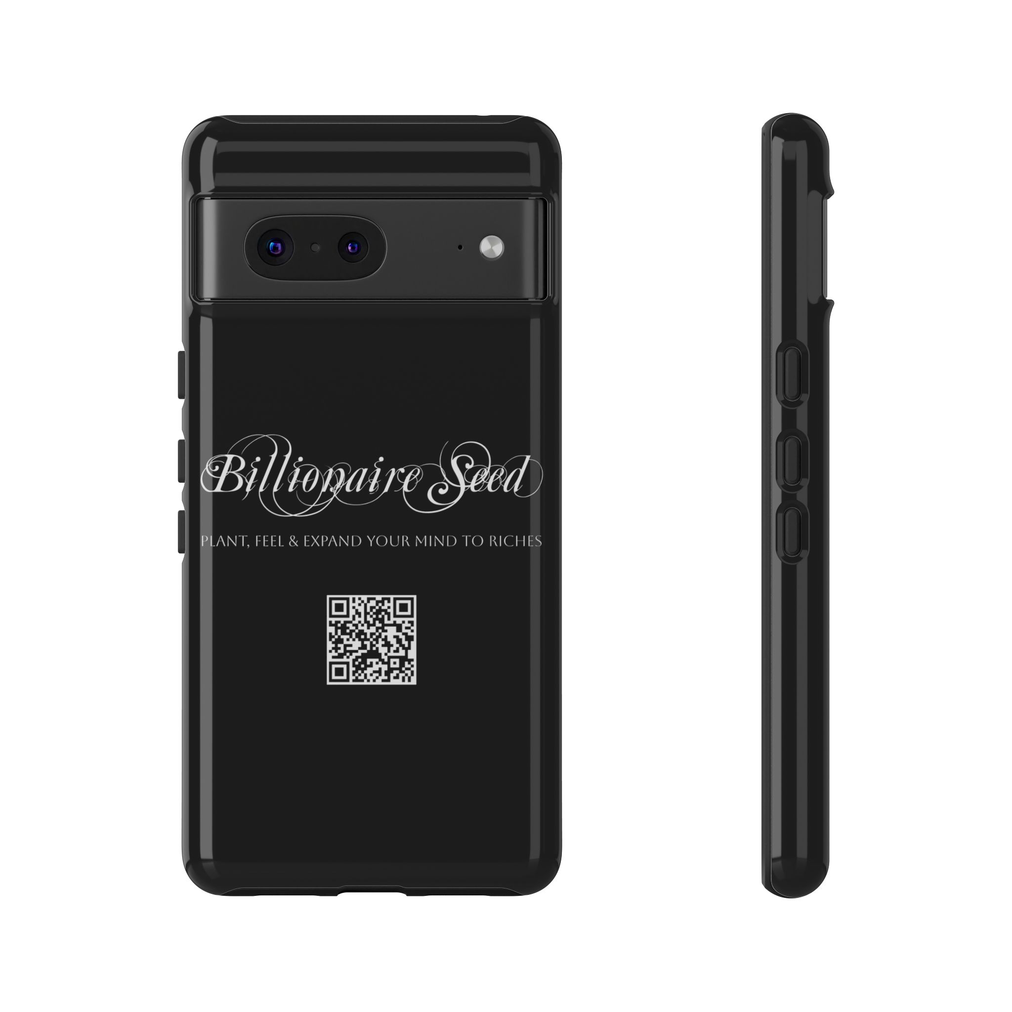 Phone Cases - Plant, Feel & Expand Your Mind To Riches - Billionaire Seed (Black) - Image 47