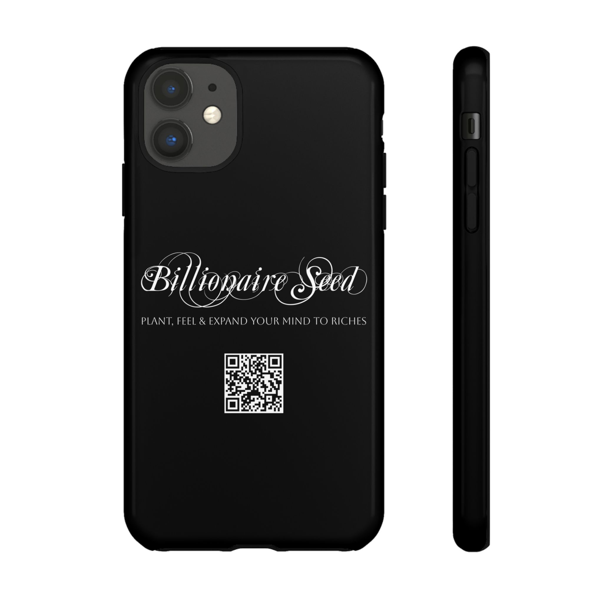 Phone Cases - Plant, Feel & Expand Your Mind To Riches - Billionaire Seed (Black) - Image 15