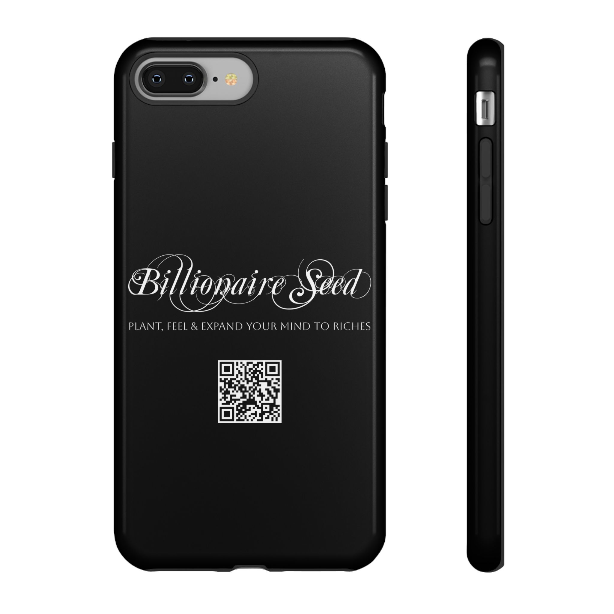 Phone Cases - Plant, Feel & Expand Your Mind To Riches - Billionaire Seed (Black) - Image 5