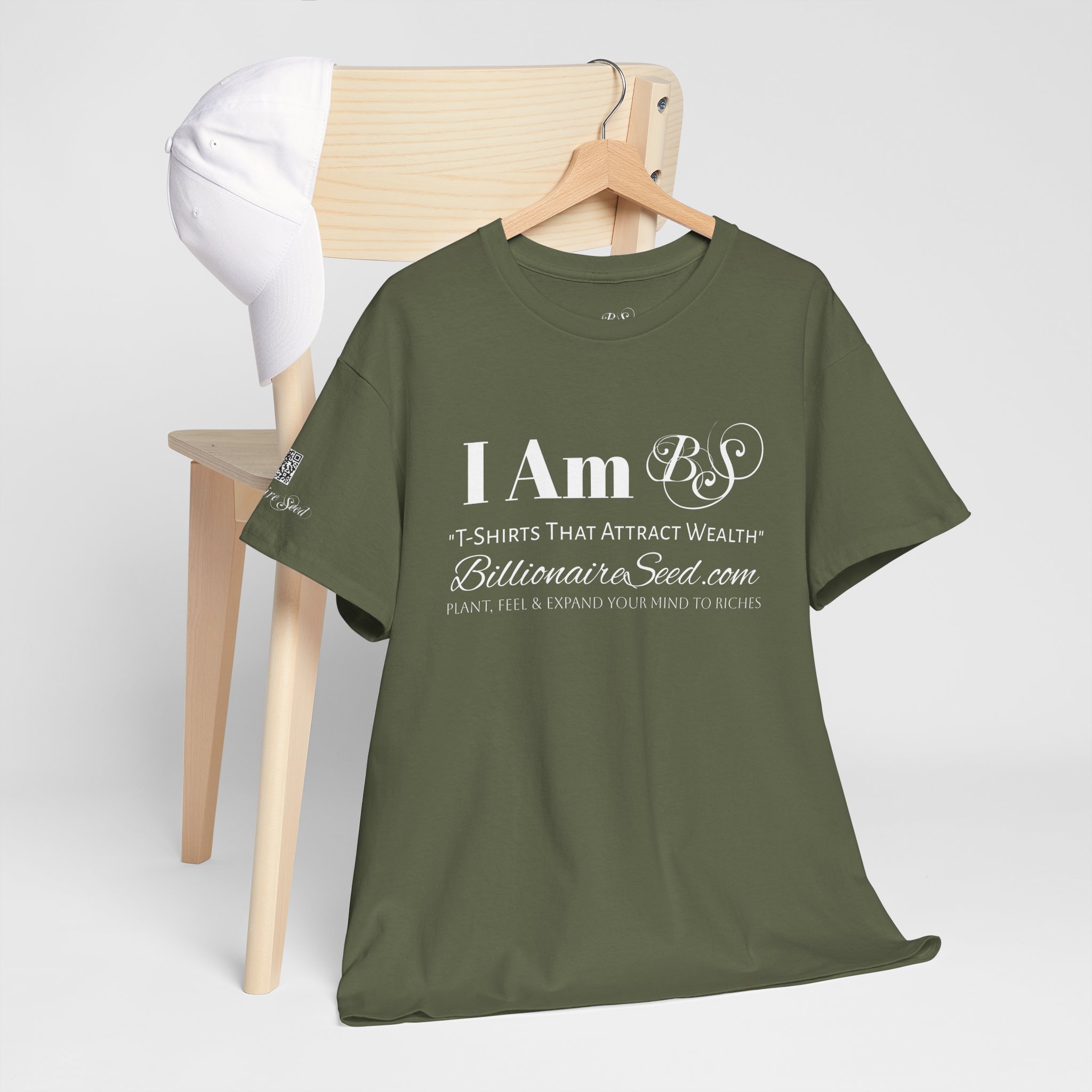 Billionaire Seed – T-Shirts That Attract Wealth - White Print Tee - Image 6