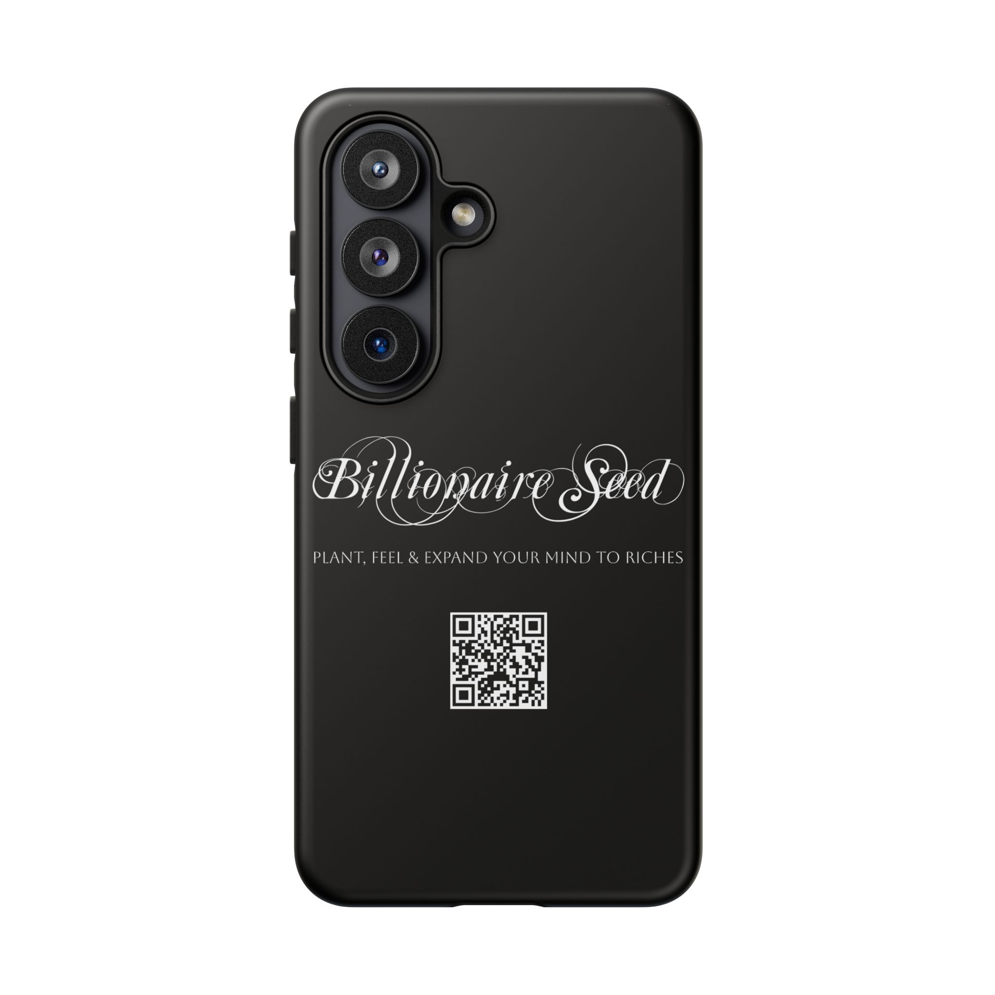 Phone Cases (Samsung) - Plant, Feel & Expand Your Mind To Riches - Billionaire Seed (Black) - Image 14