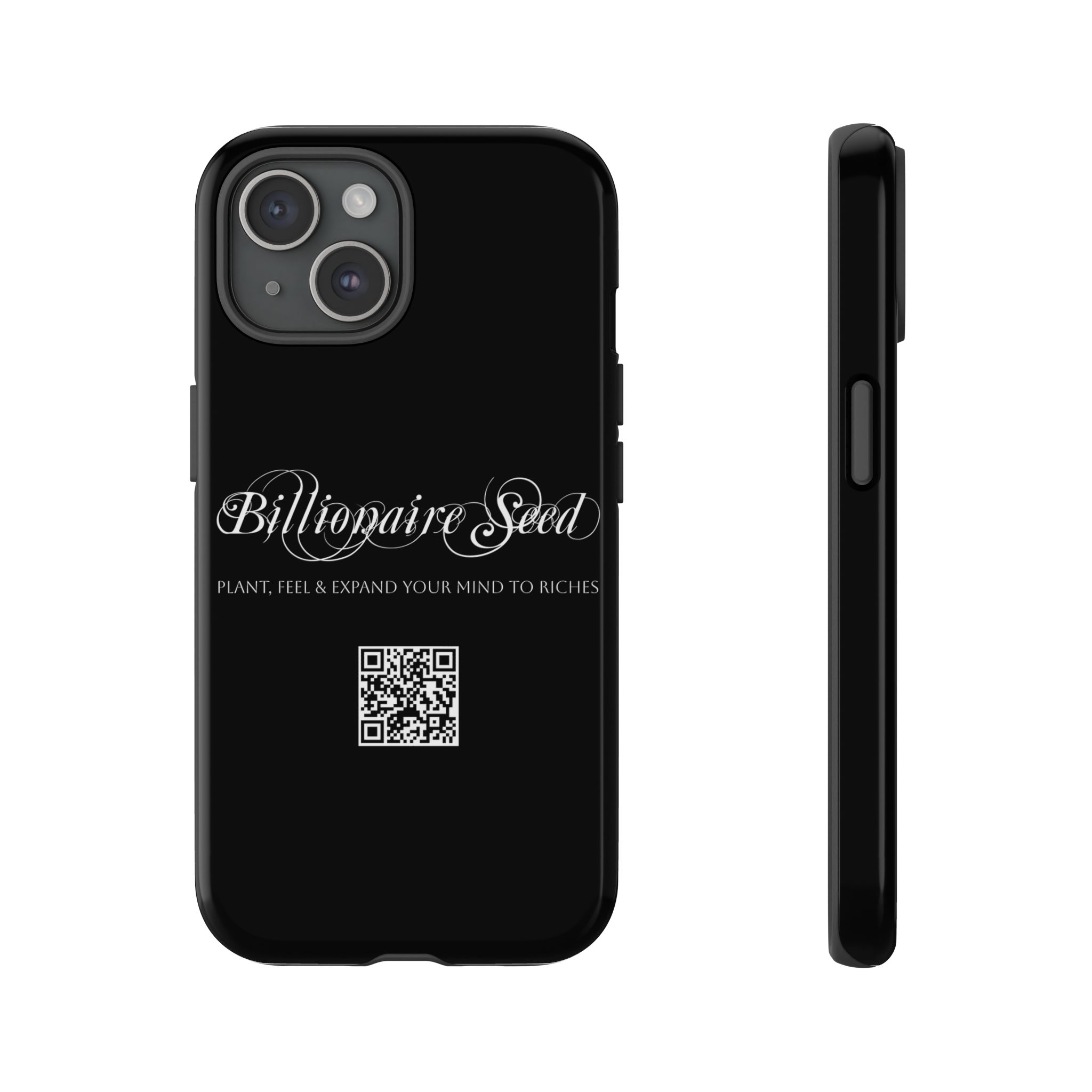 Phone Cases - Plant, Feel & Expand Your Mind To Riches - Billionaire Seed (Black) - Image 51