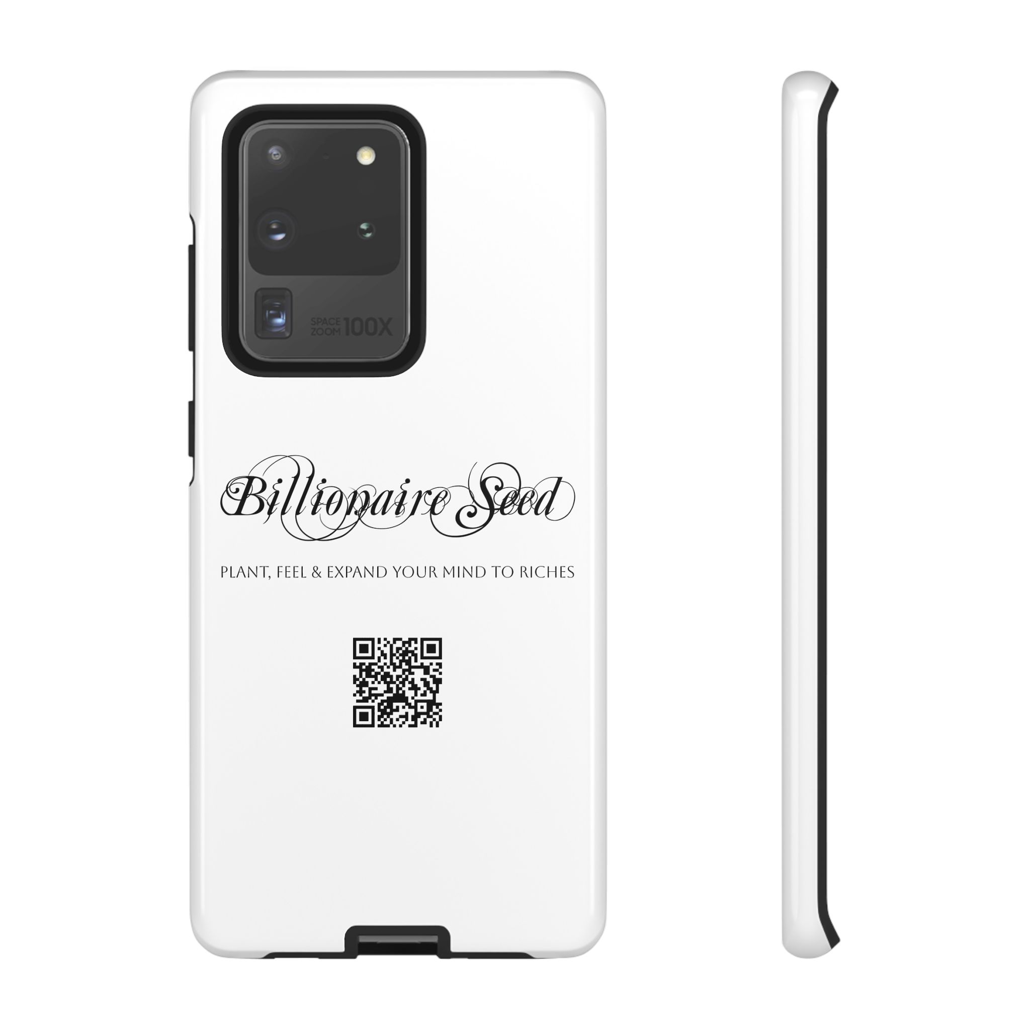 Phone Cases (Samsung) - Plant, Feel & Expand Your Mind To Riches - Billionaire Seed (White) - Image 16