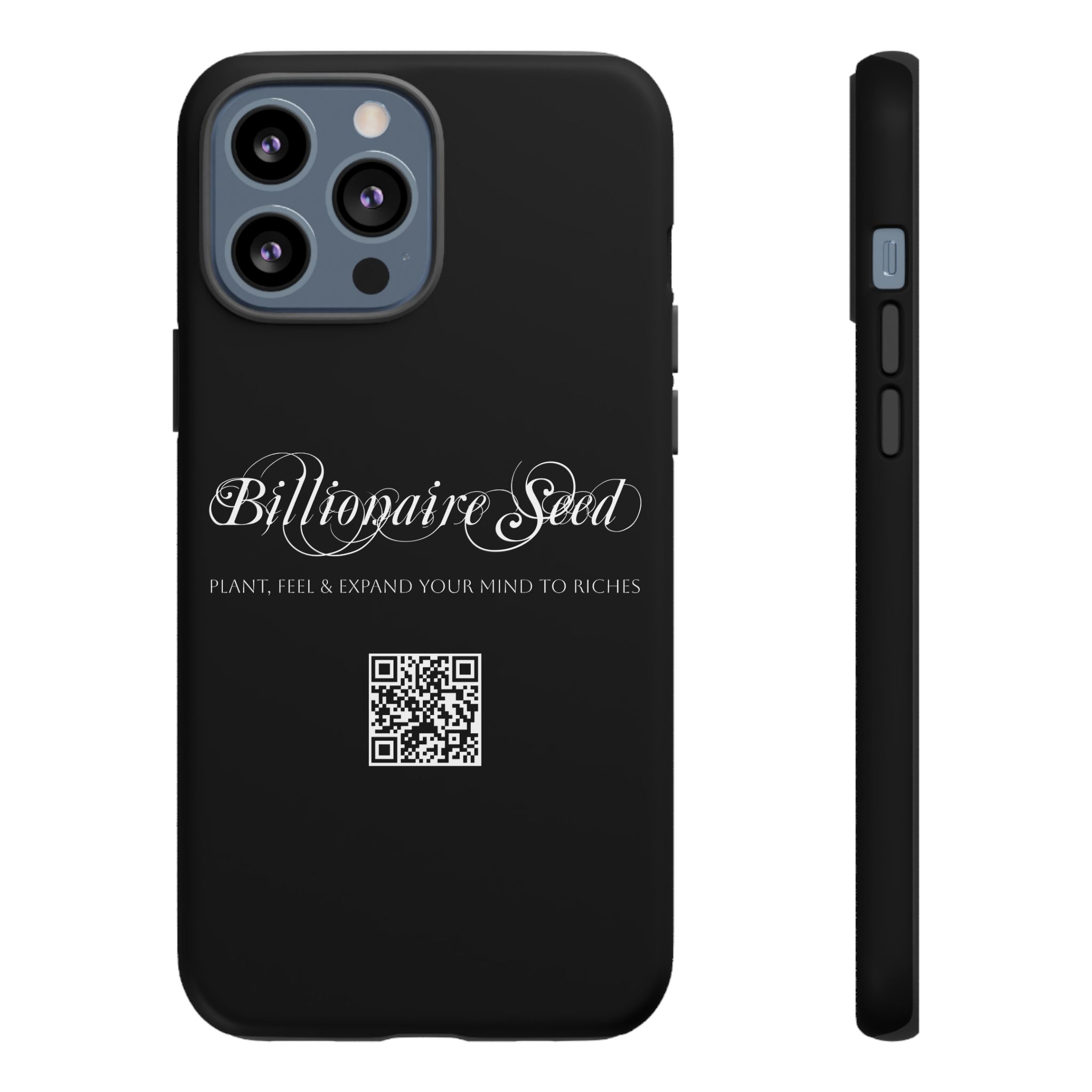 Phone Cases - Plant, Feel & Expand Your Mind To Riches - Billionaire Seed (Black) - Image 36