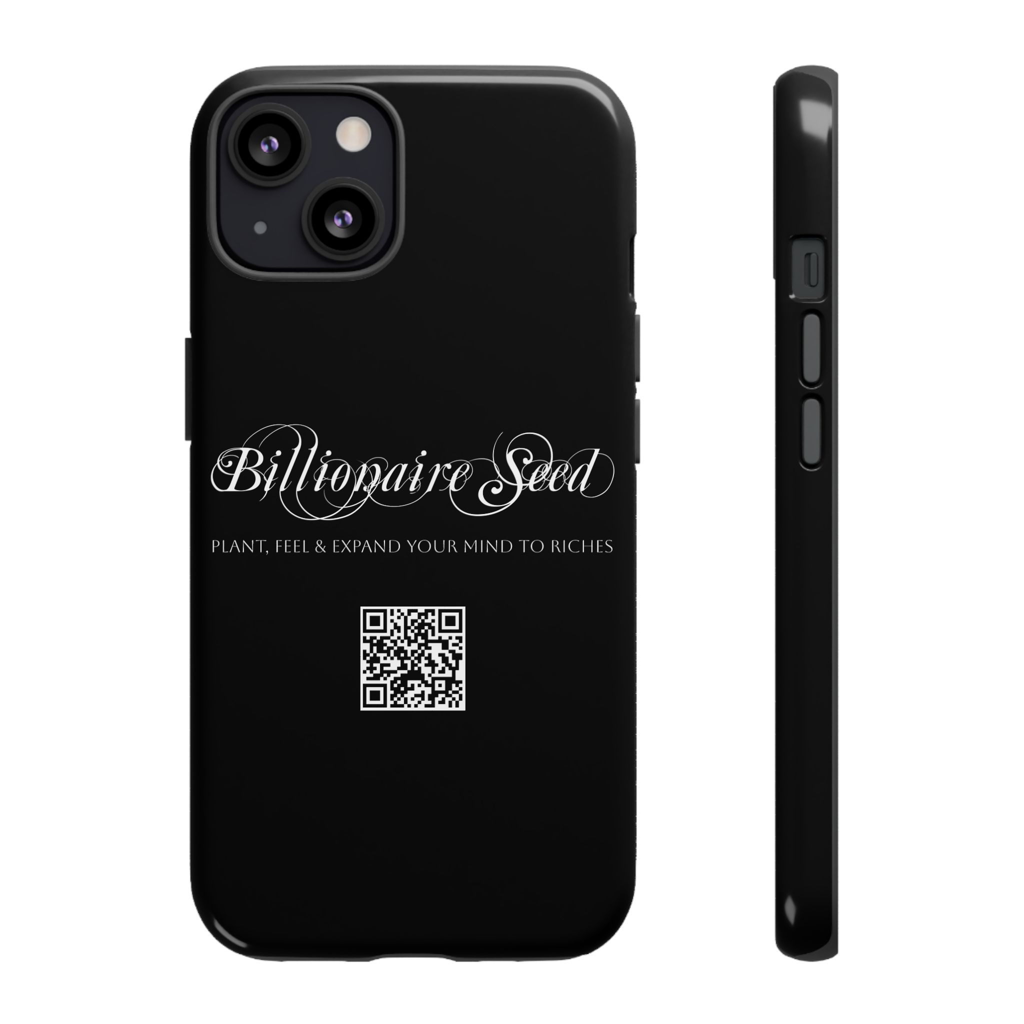Phone Cases - Plant, Feel & Expand Your Mind To Riches - Billionaire Seed (Black) - Image 29