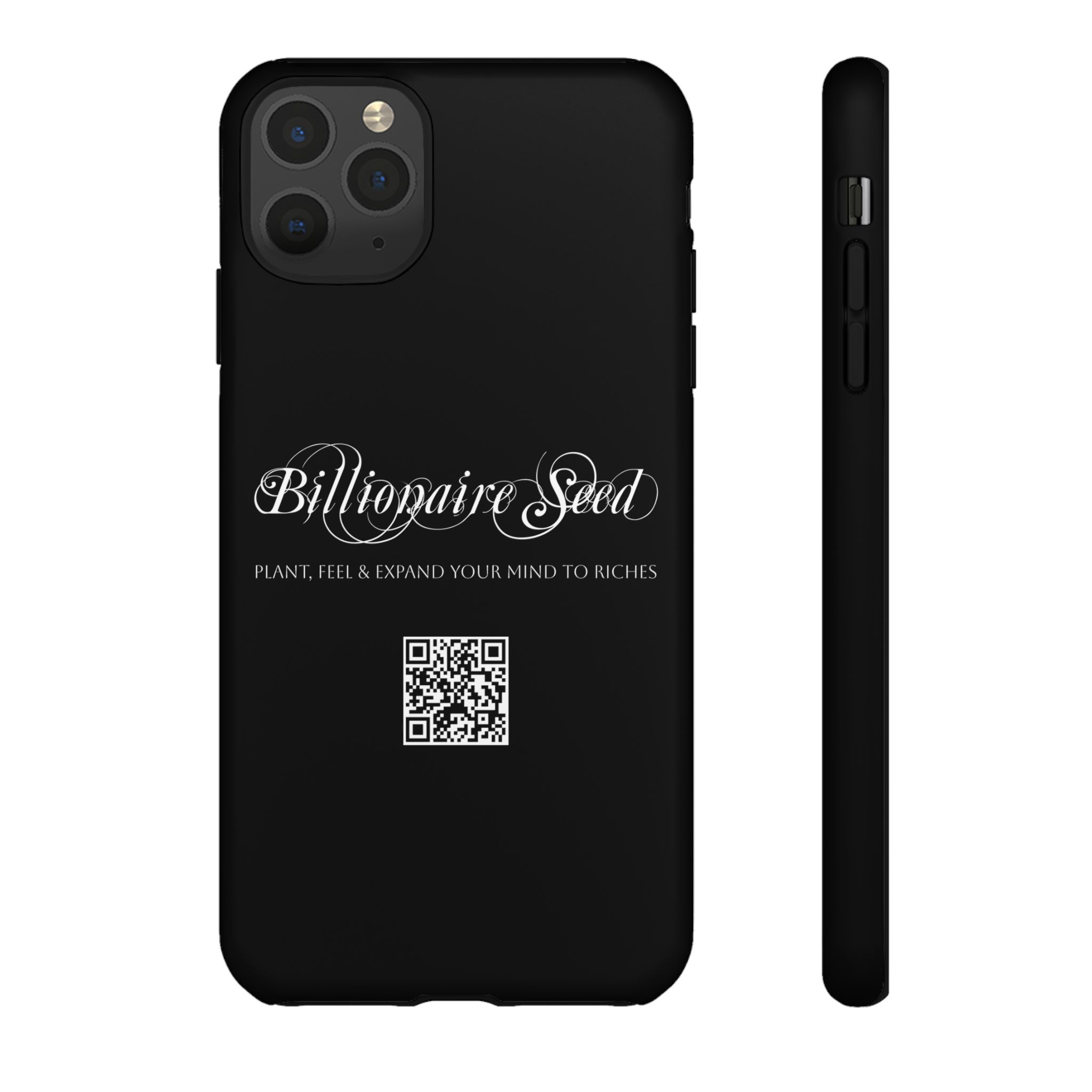 Phone Cases - Plant, Feel & Expand Your Mind To Riches - Billionaire Seed (Black) - Image 20