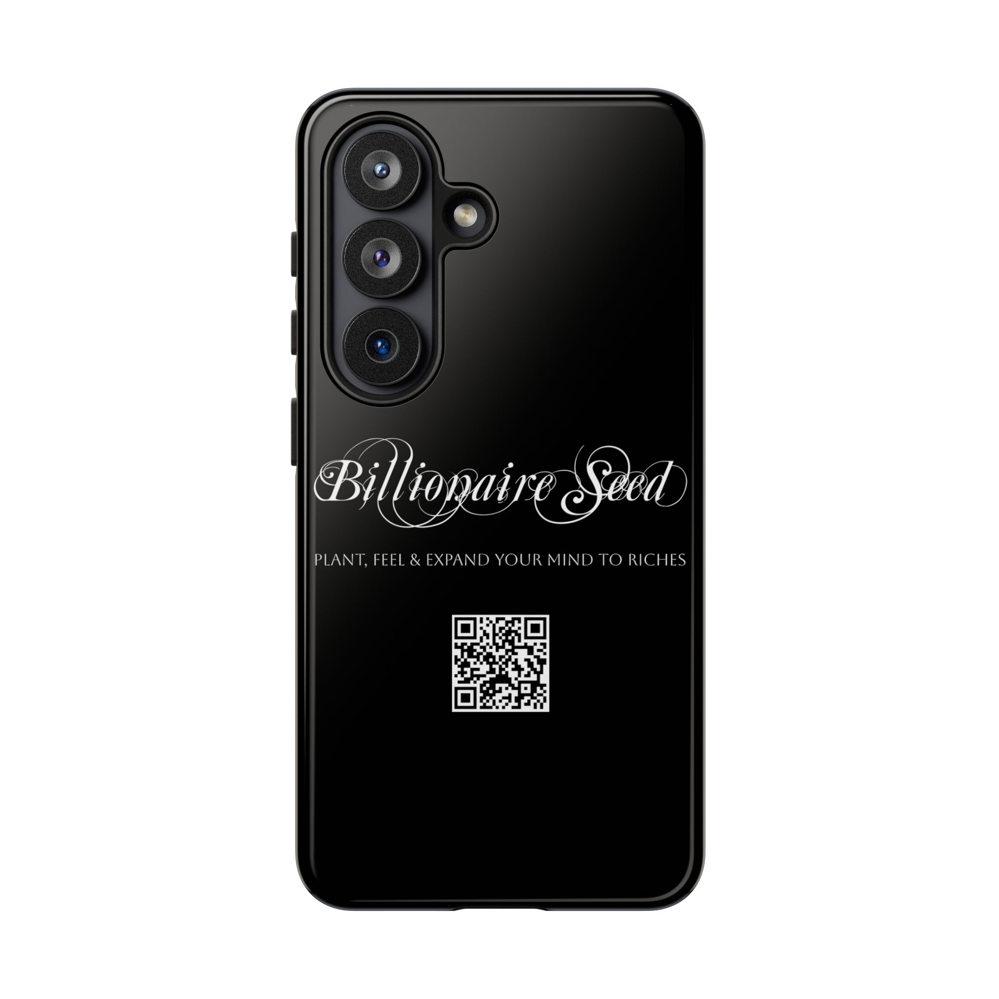 Phone Cases (Samsung) - Plant, Feel & Expand Your Mind To Riches - Billionaire Seed (Black) - Image 13
