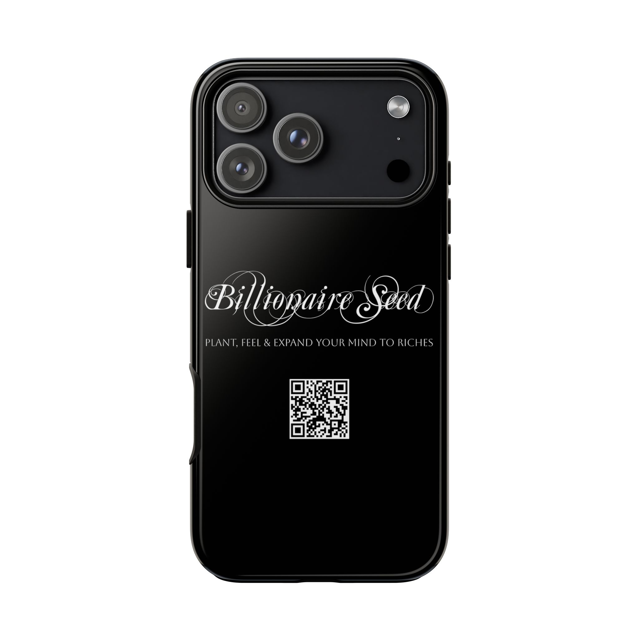 Phone Cases - Plant, Feel & Expand Your Mind To Riches - Billionaire Seed (Black) - Image 93