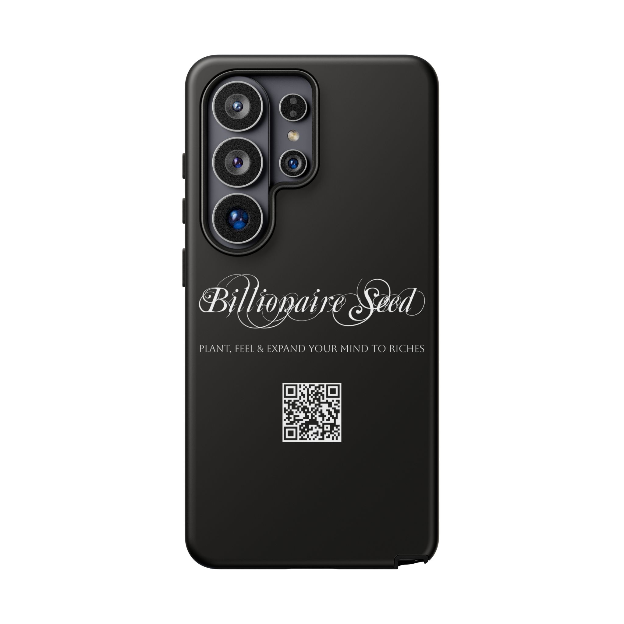 Phone Cases (Samsung) - Plant, Feel & Expand Your Mind To Riches - Billionaire Seed (Black) - Image 46