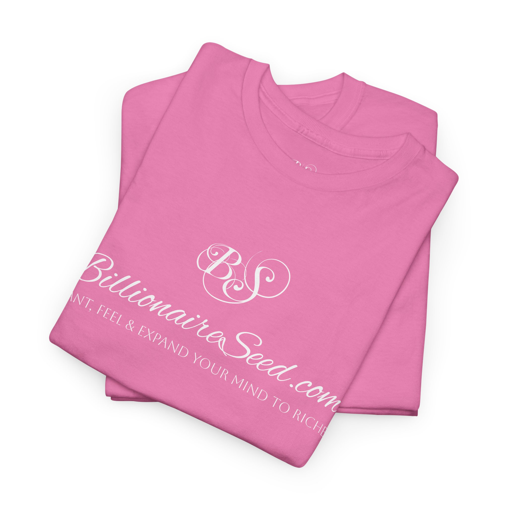 Billionaire Seed – Plant, Feel & Expand Your Mind To Riches - White Print Tee - Image 16
