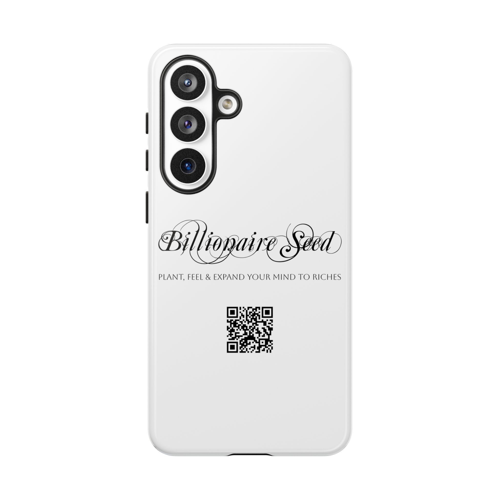 Phone Cases (Samsung) - Plant, Feel & Expand Your Mind To Riches - Billionaire Seed (White) - Image 43