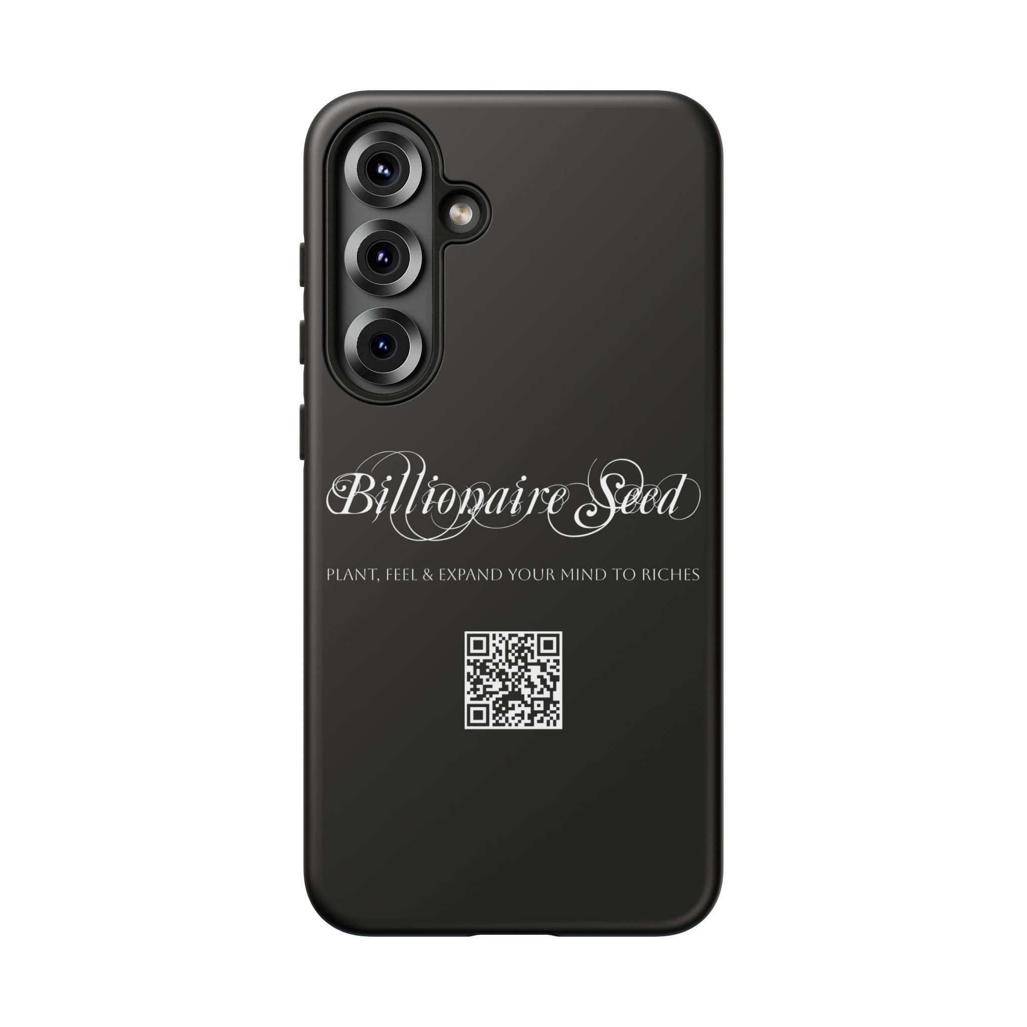 Phone Cases (Samsung) - Plant, Feel & Expand Your Mind To Riches - Billionaire Seed (Black) - Image 10