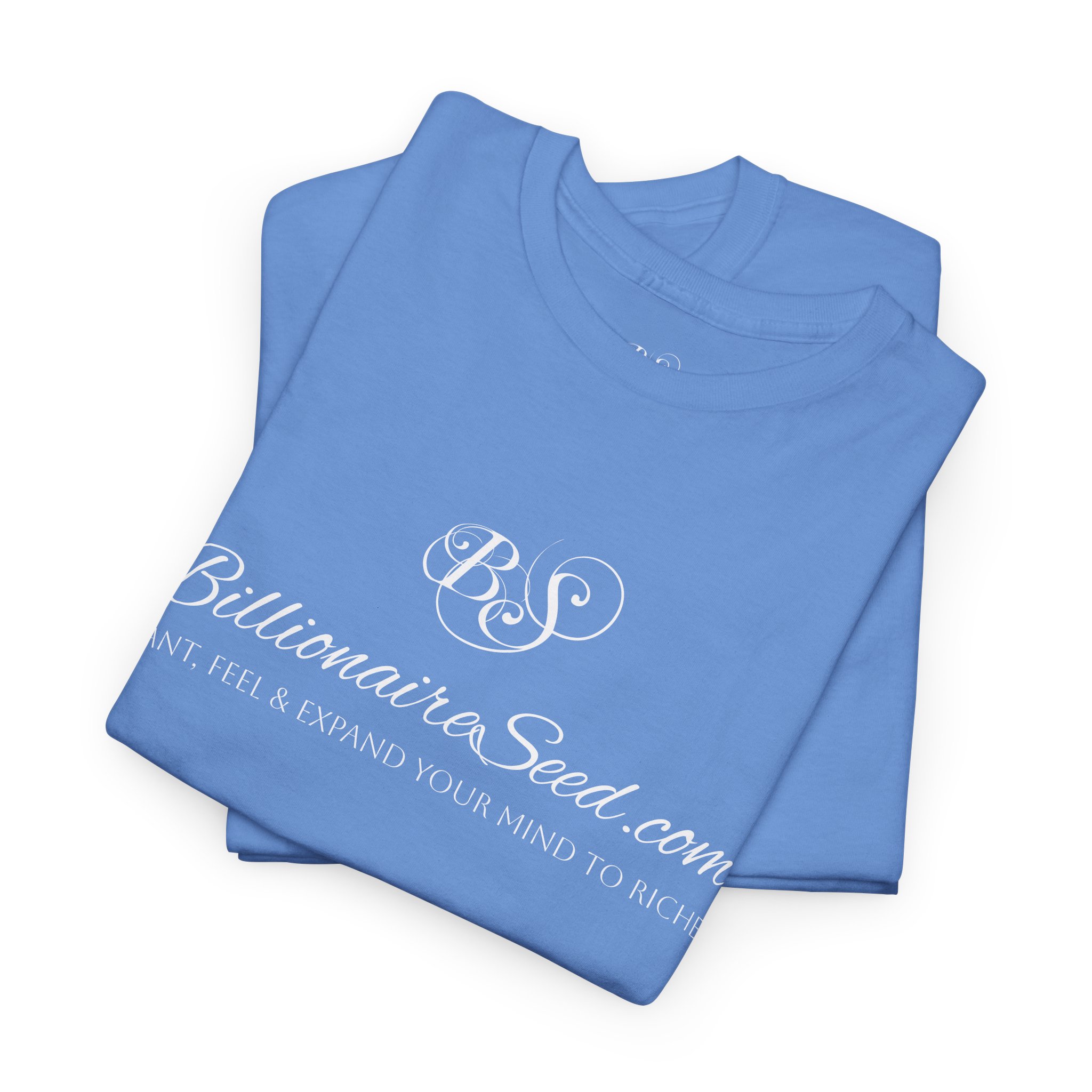 Billionaire Seed – Plant, Feel & Expand Your Mind To Riches - White Print Tee - Image 7