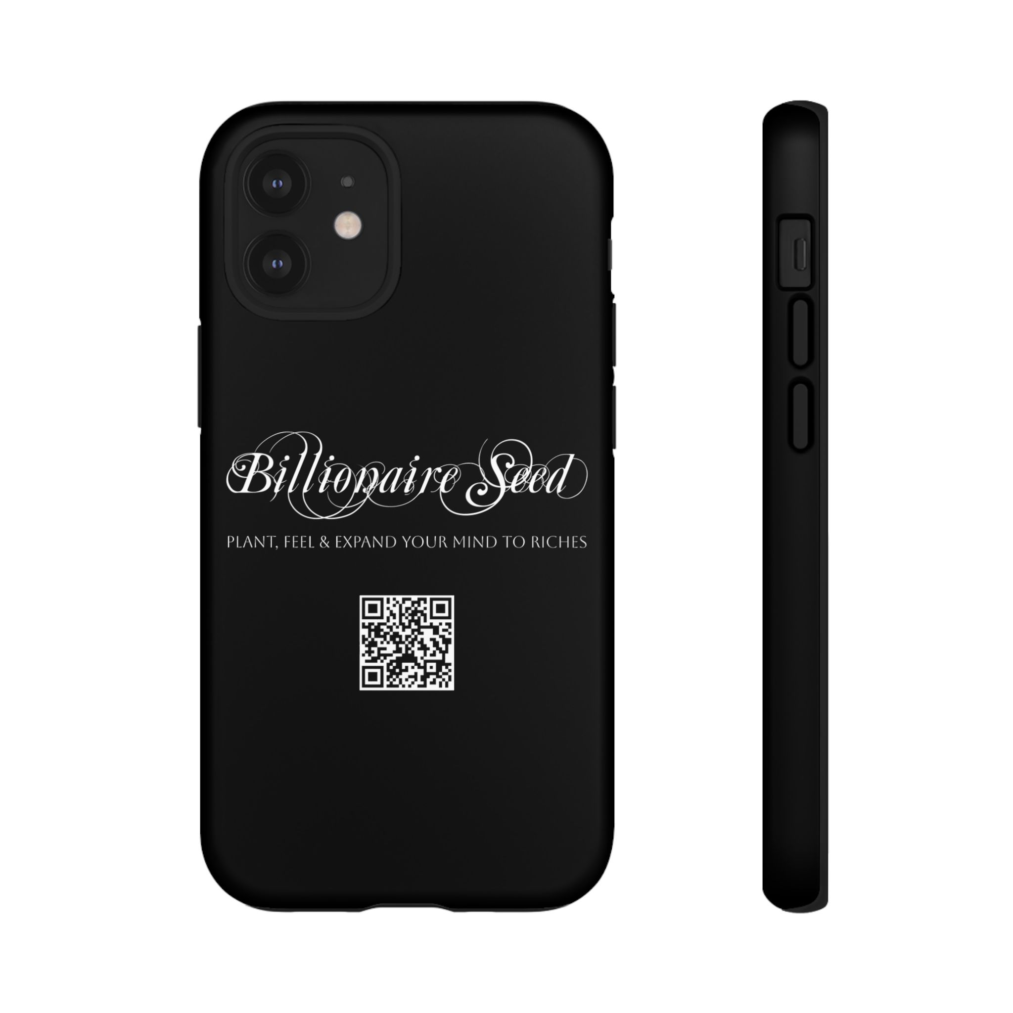 Phone Cases - Plant, Feel & Expand Your Mind To Riches - Billionaire Seed (Black) - Image 22