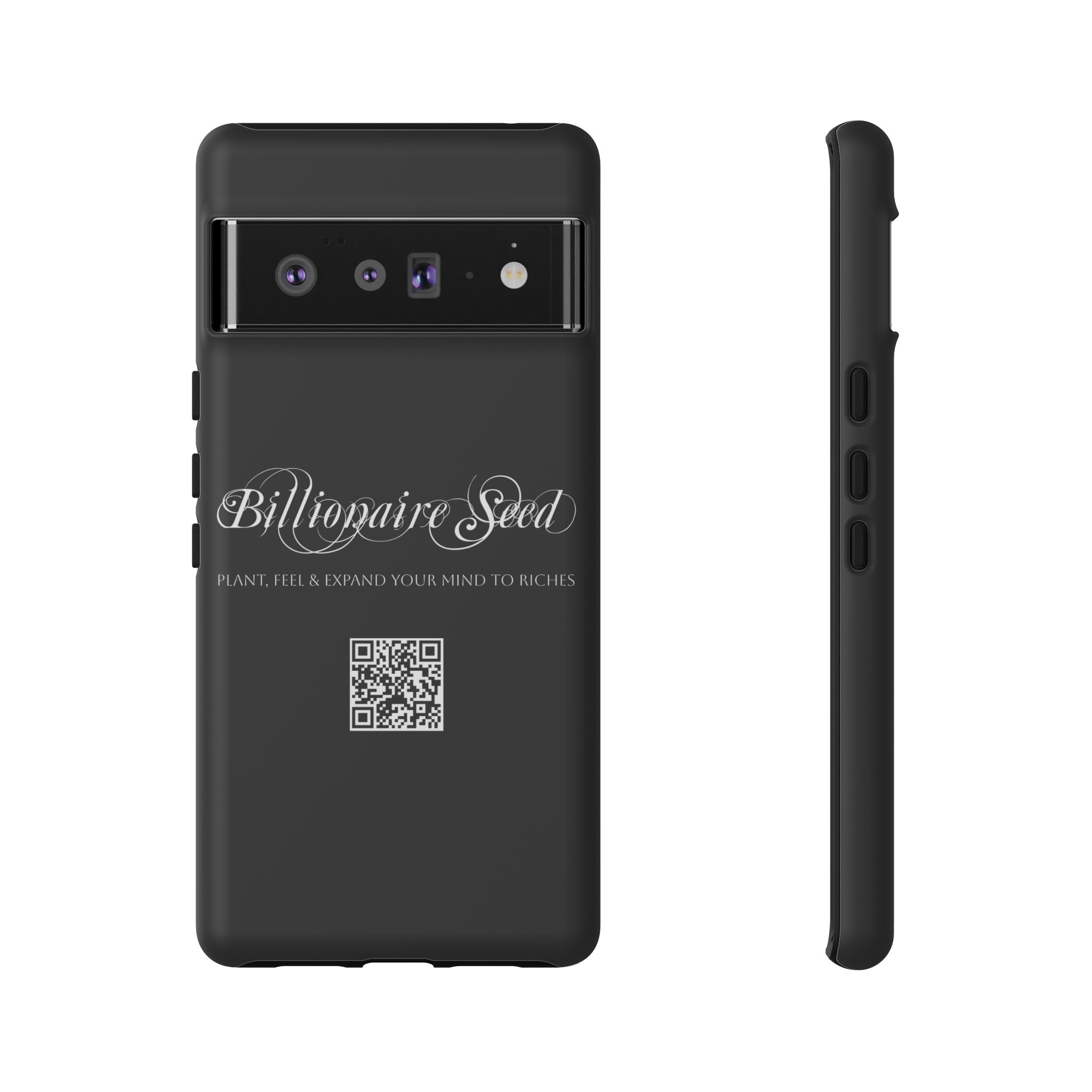 Phone Cases - Plant, Feel & Expand Your Mind To Riches - Billionaire Seed (Black) - Image 50