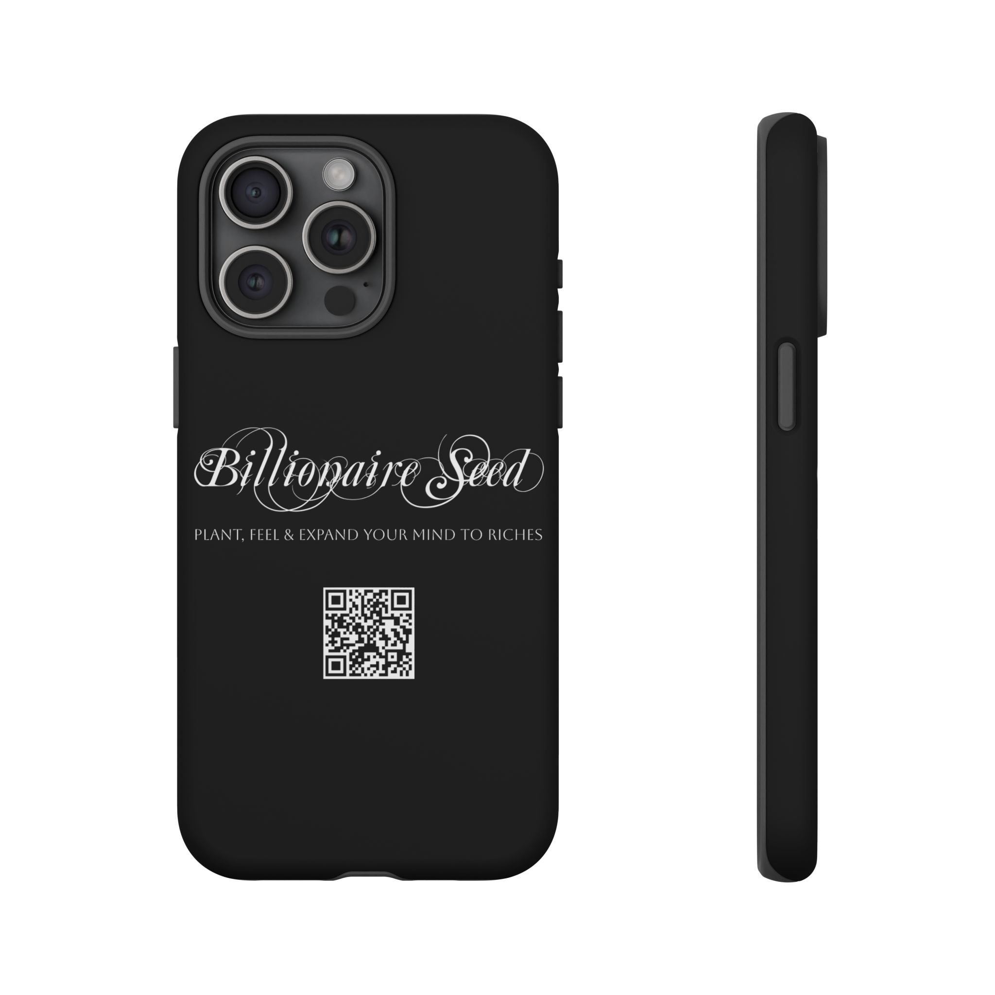 Phone Cases - Plant, Feel & Expand Your Mind To Riches - Billionaire Seed (Black) - Image 58