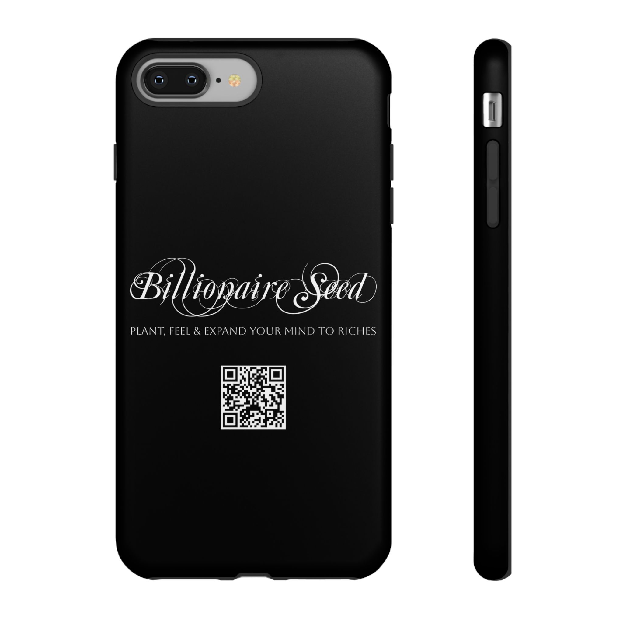 Phone Cases - Plant, Feel & Expand Your Mind To Riches - Billionaire Seed (Black) - Image 6