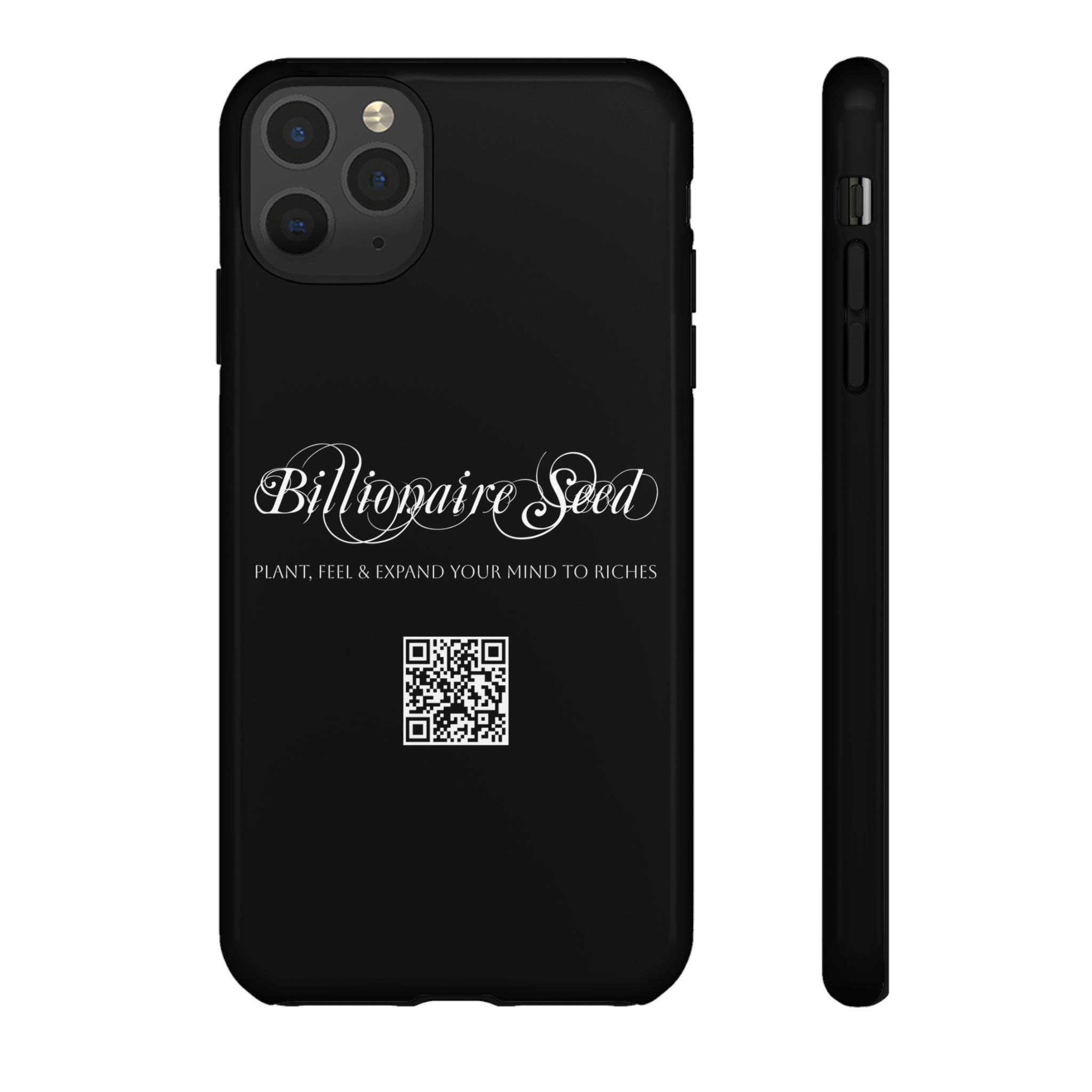Phone Cases - Plant, Feel & Expand Your Mind To Riches - Billionaire Seed (Black) - Image 19