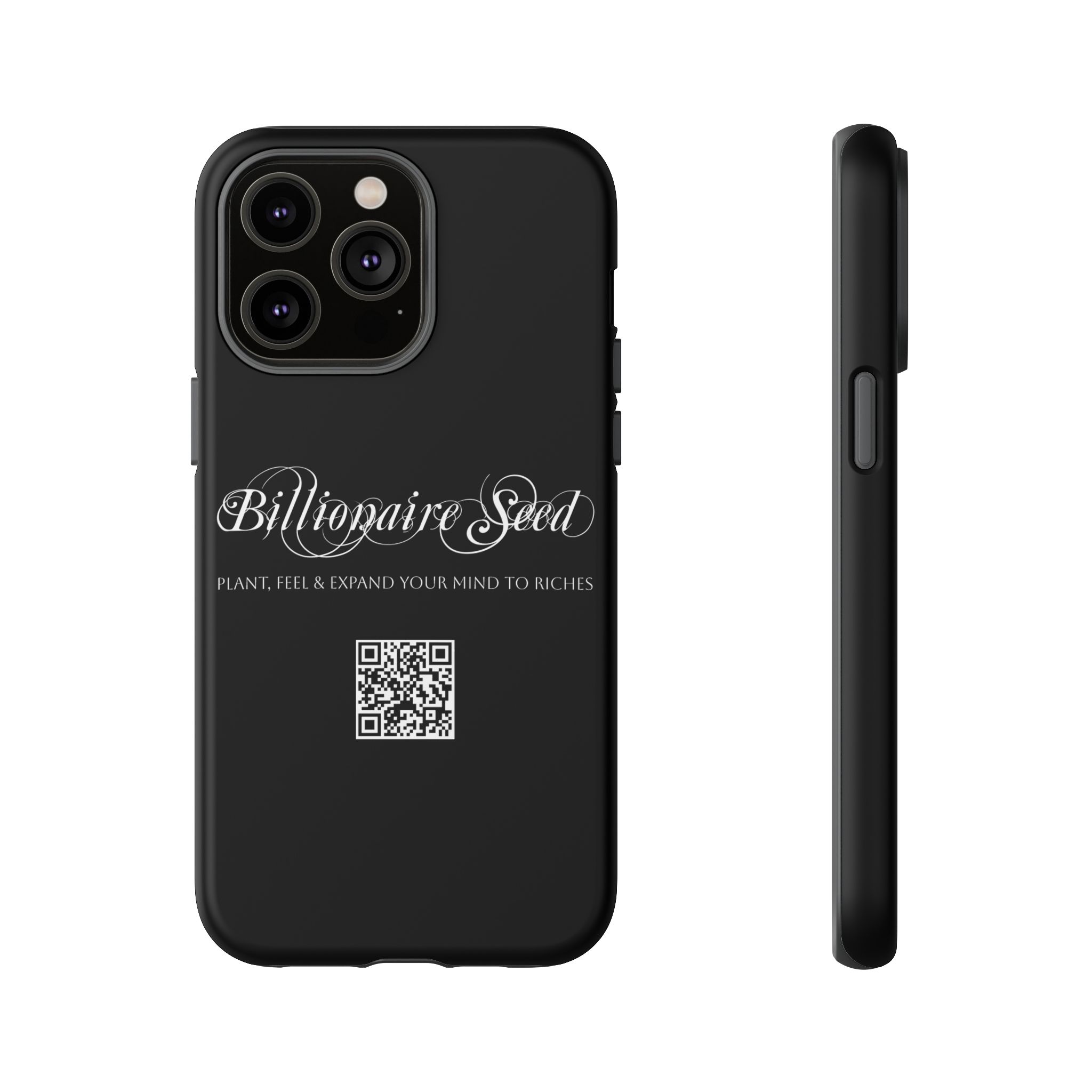 Phone Cases - Plant, Feel & Expand Your Mind To Riches - Billionaire Seed (Black) - Image 46