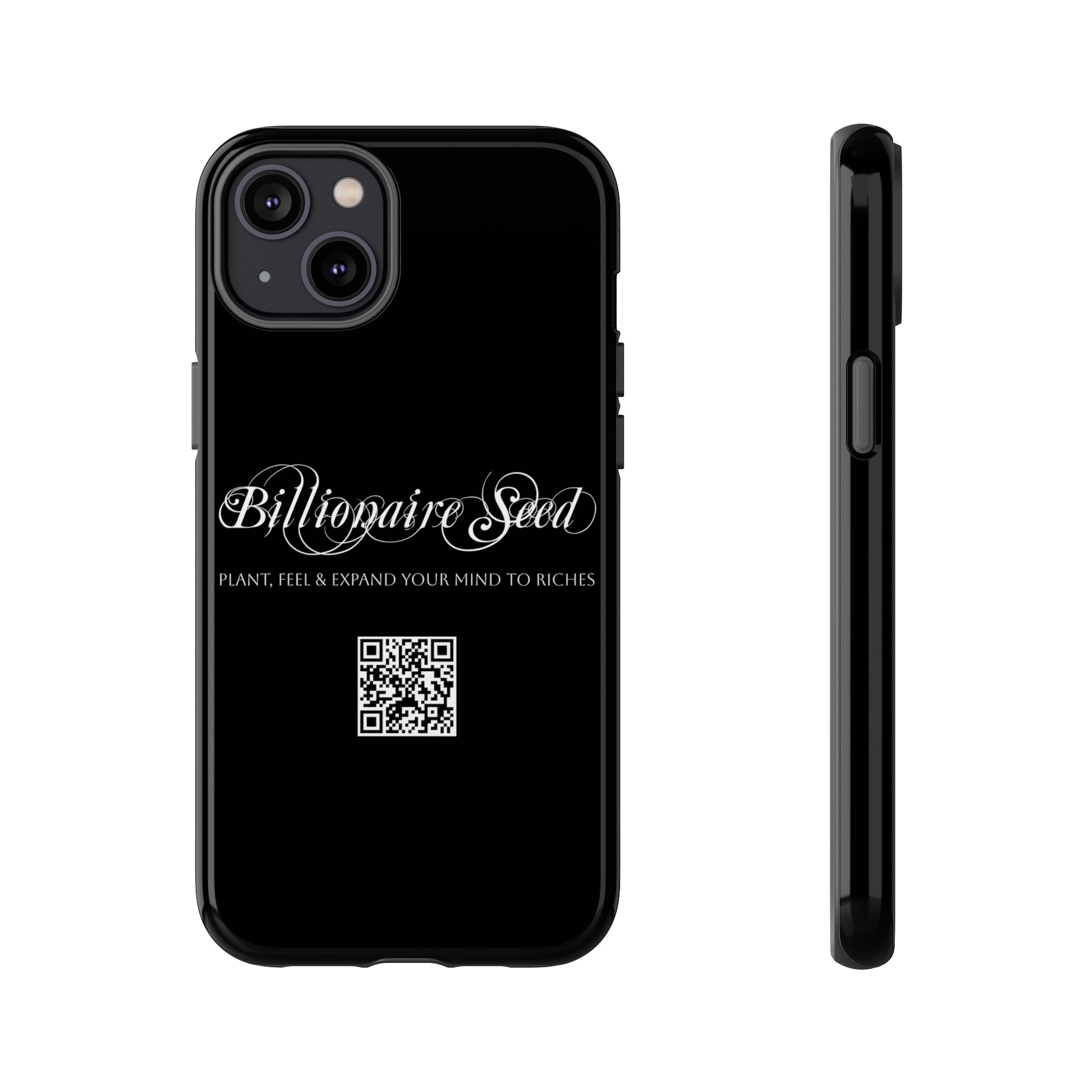 Phone Cases - Plant, Feel & Expand Your Mind To Riches - Billionaire Seed (Black) - Image 43
