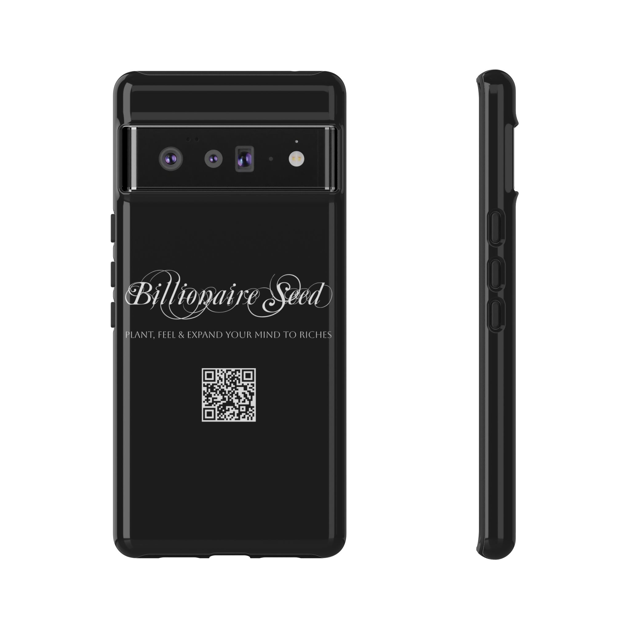 Phone Cases - Plant, Feel & Expand Your Mind To Riches - Billionaire Seed (Black) - Image 49