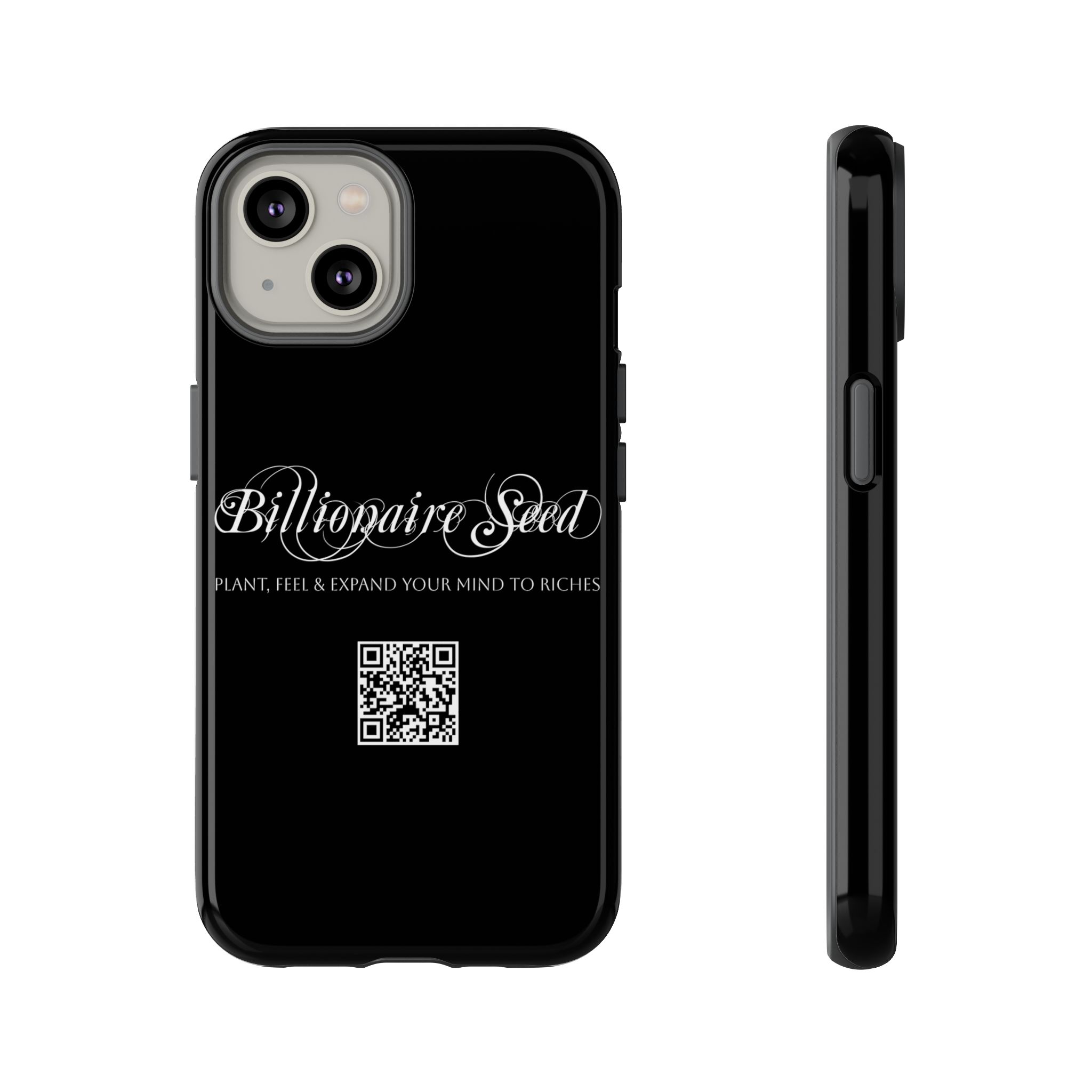 Phone Cases - Plant, Feel & Expand Your Mind To Riches - Billionaire Seed (Black) - Image 39
