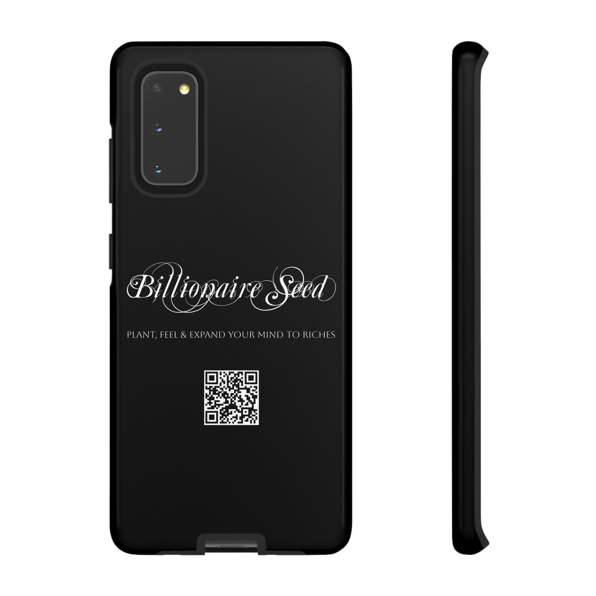 Phone Cases (Samsung) - Plant, Feel & Expand Your Mind To Riches - Billionaire Seed (Black) - Image 17