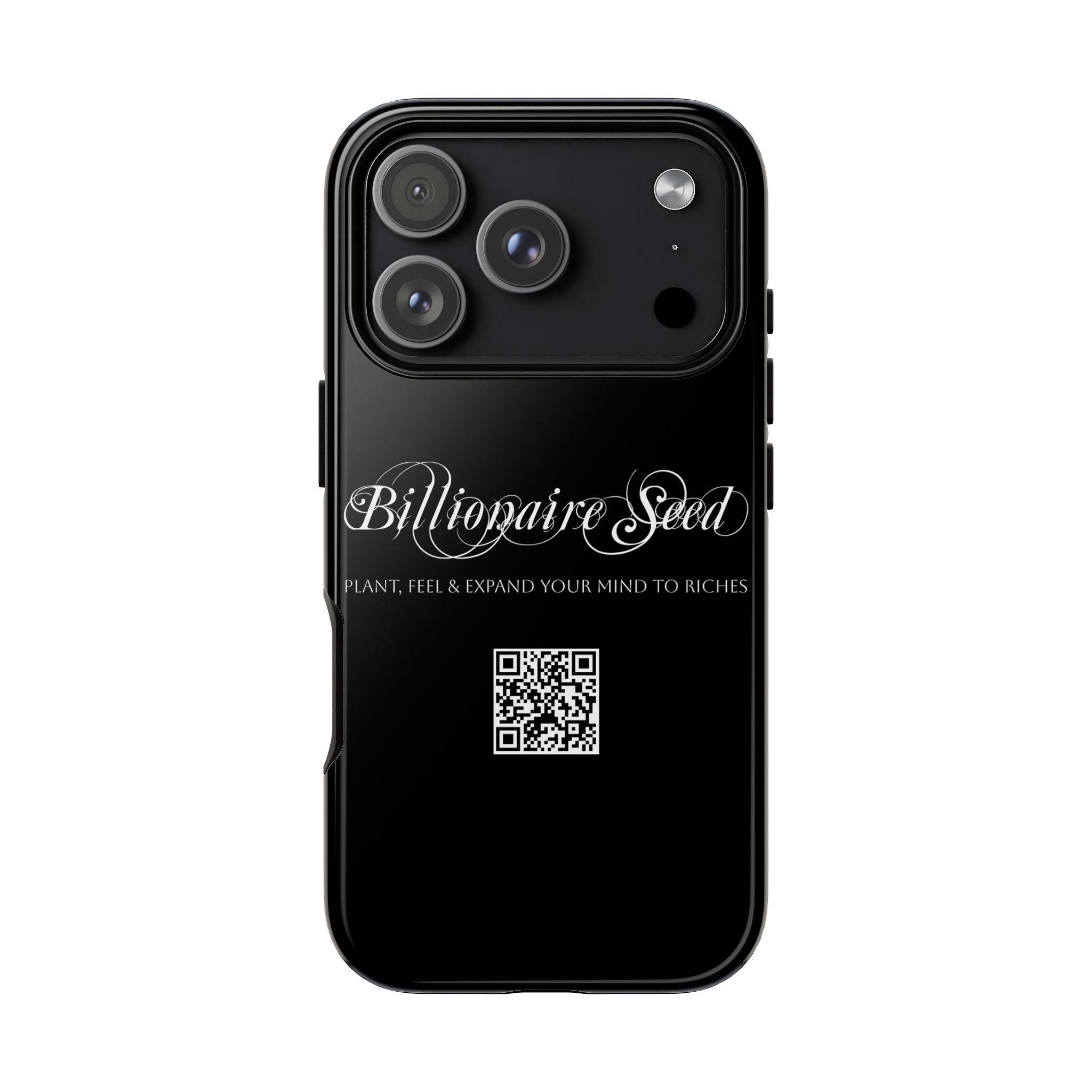 Phone Cases - Plant, Feel & Expand Your Mind To Riches - Billionaire Seed (Black) - Image 91