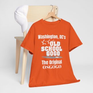 *OSGOGO – White & Grey Print Tee w/Back Print (Keep OSGOGO Alive!)