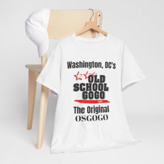 *OSGOGO – Black & Bright Red Print Tee w/Back Print (Keep OSGOGO Alive!)